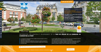 Plateforme d'information, de déclaration et de reversement des taxes de séjour de la ville de Charenton-le-Pont.